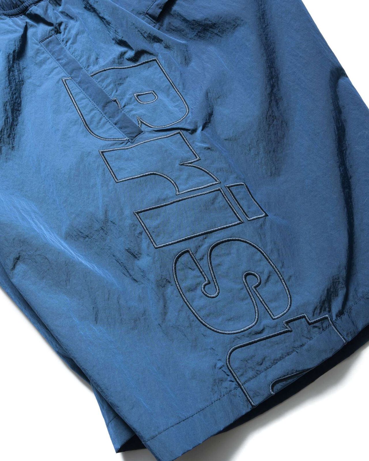 BIG LOGO NYLON EASY SHORTS,BLUE, large image number 5