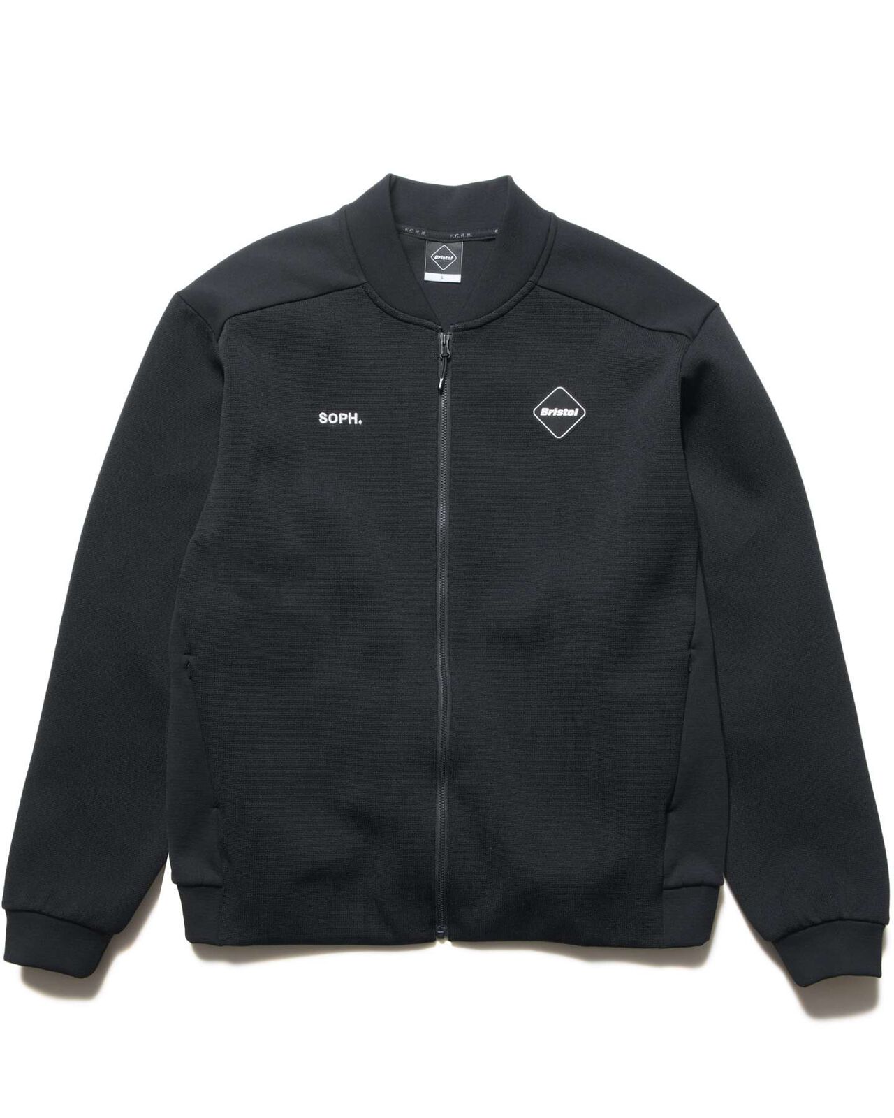 QUARTER KNIT BLOUSON,BLACK, large image number 0