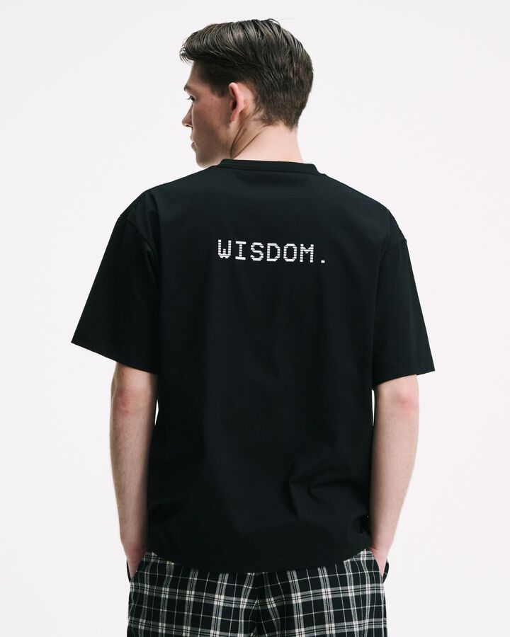 WISDOM. TEE,BLACK, medium image number 3