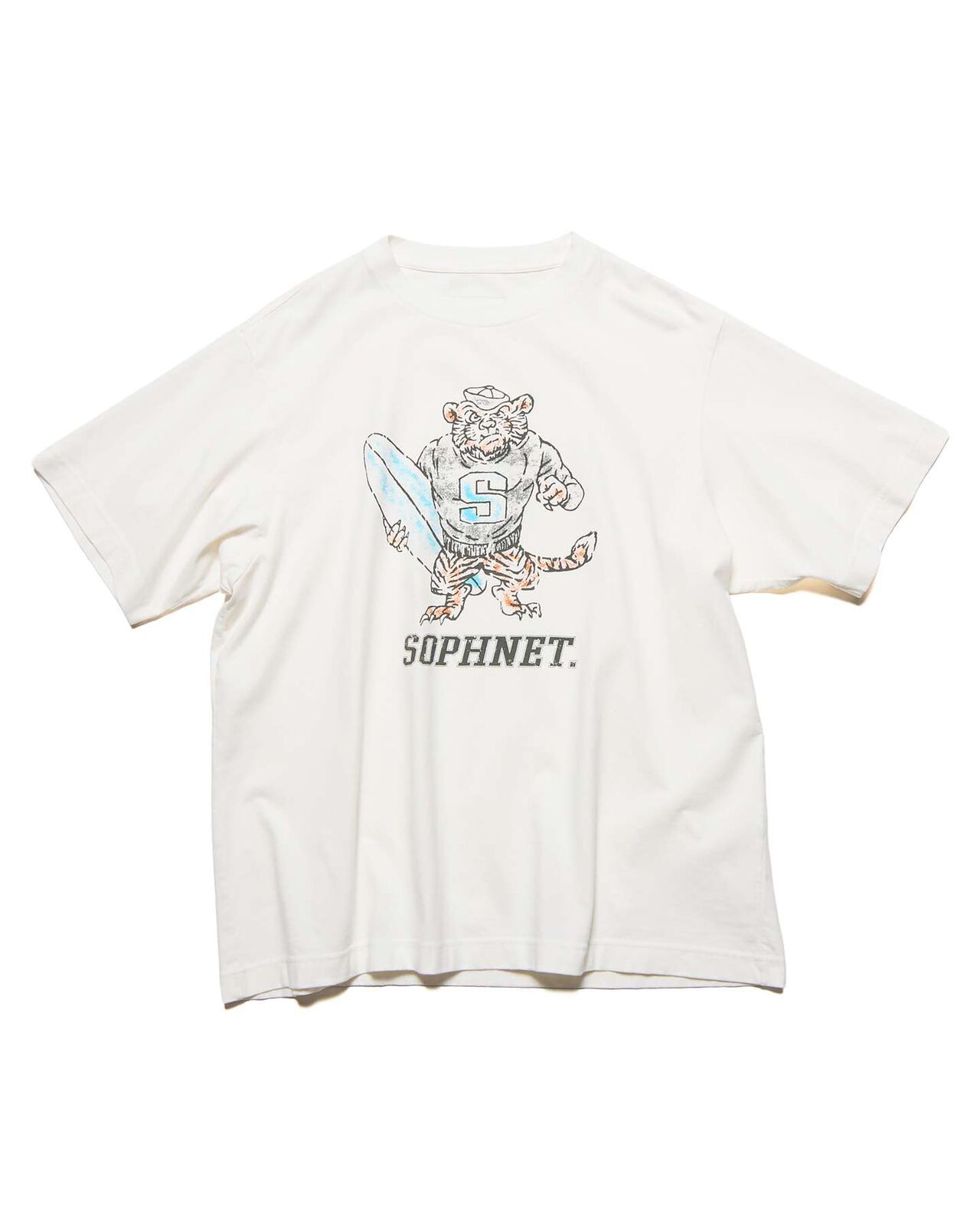 VINTAGE GRAPHIC WIDE TEE,WHITE, large image number 0