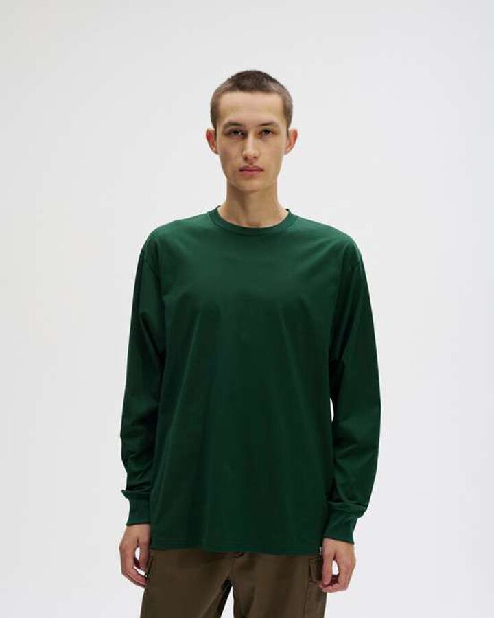 ESSENTIAL L/S TEE,GREEN, medium image number 4