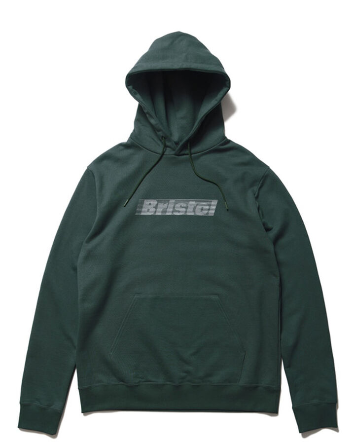EFFECT LINE LOGO TEAM SWEAT HOODIE,GREEN, medium