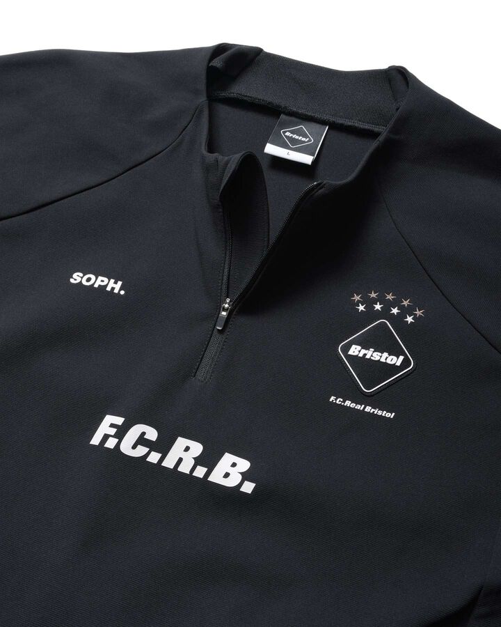 PDK QUARTER-ZIP TOP,BLACK, medium image number 2