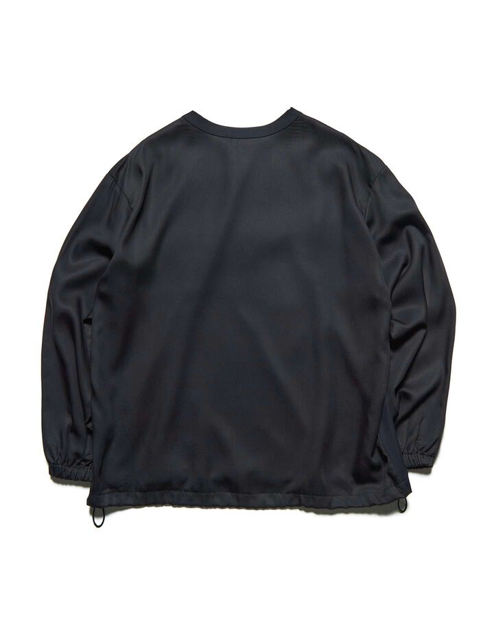 FABRIC-MIX L/S TOP,BLACK, medium image number 1