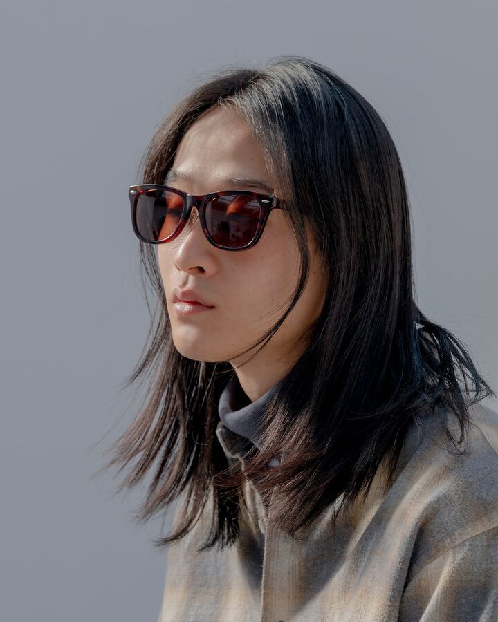 FLIP-UP WELLINGTON SUNGLASSES,BROWN, medium image number 7