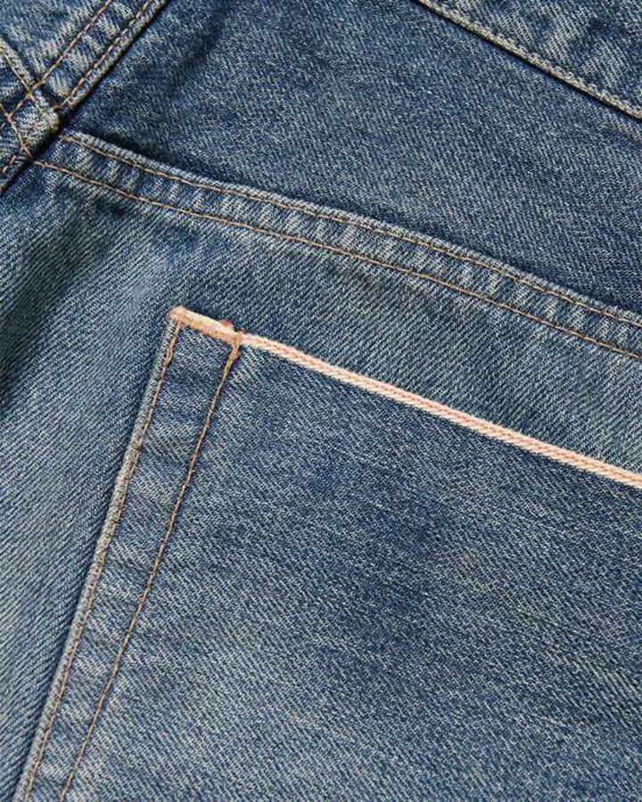 DAMAGED REGULAR FIT JEANS,INDIGO, medium image number 4