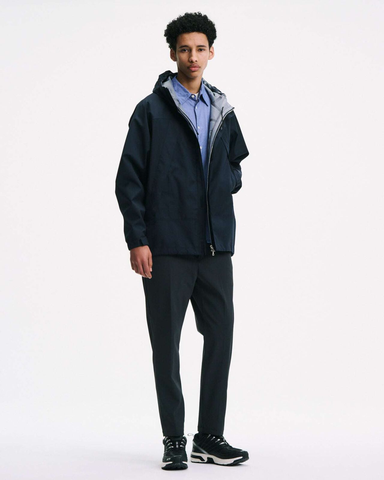 3LAYER WOOL MOUNTAIN JACKET,BLACK, large image number 8