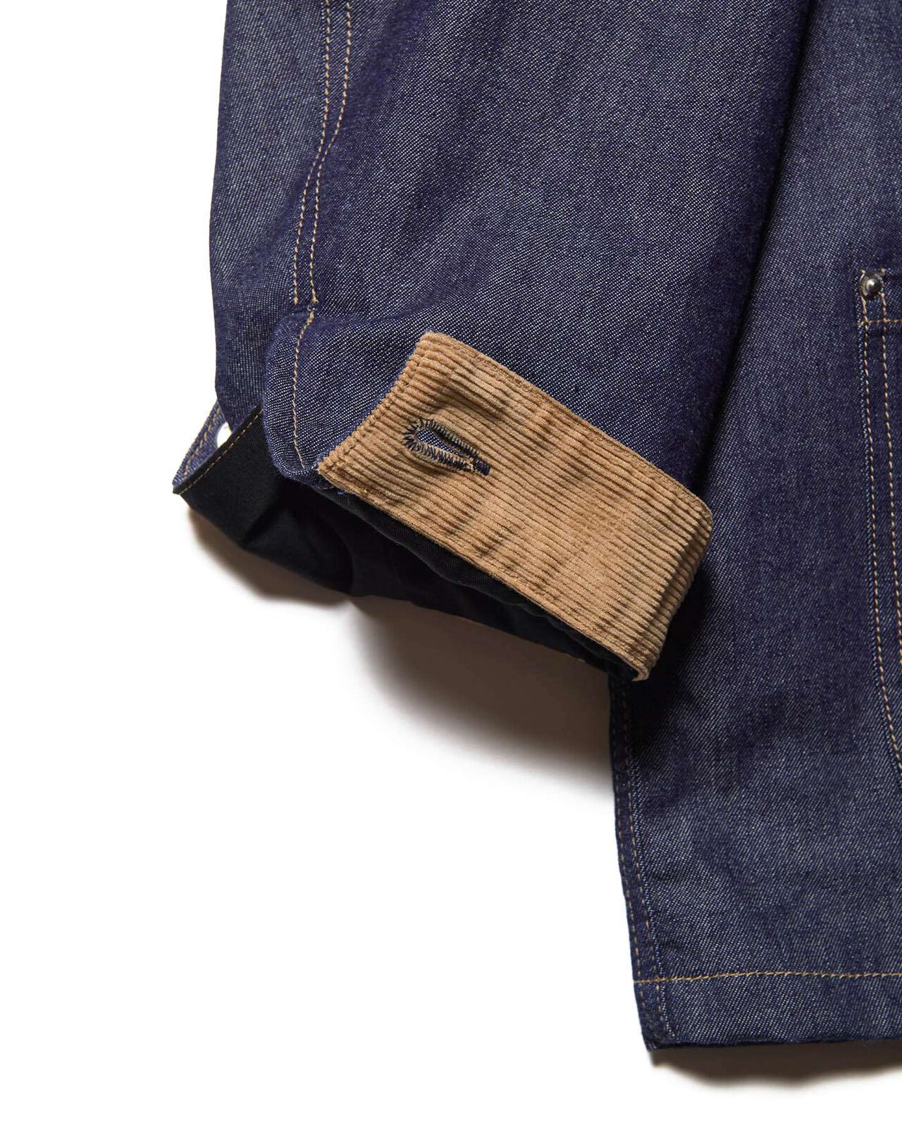 DENIM COVERALL,INDIGO, large image number 4