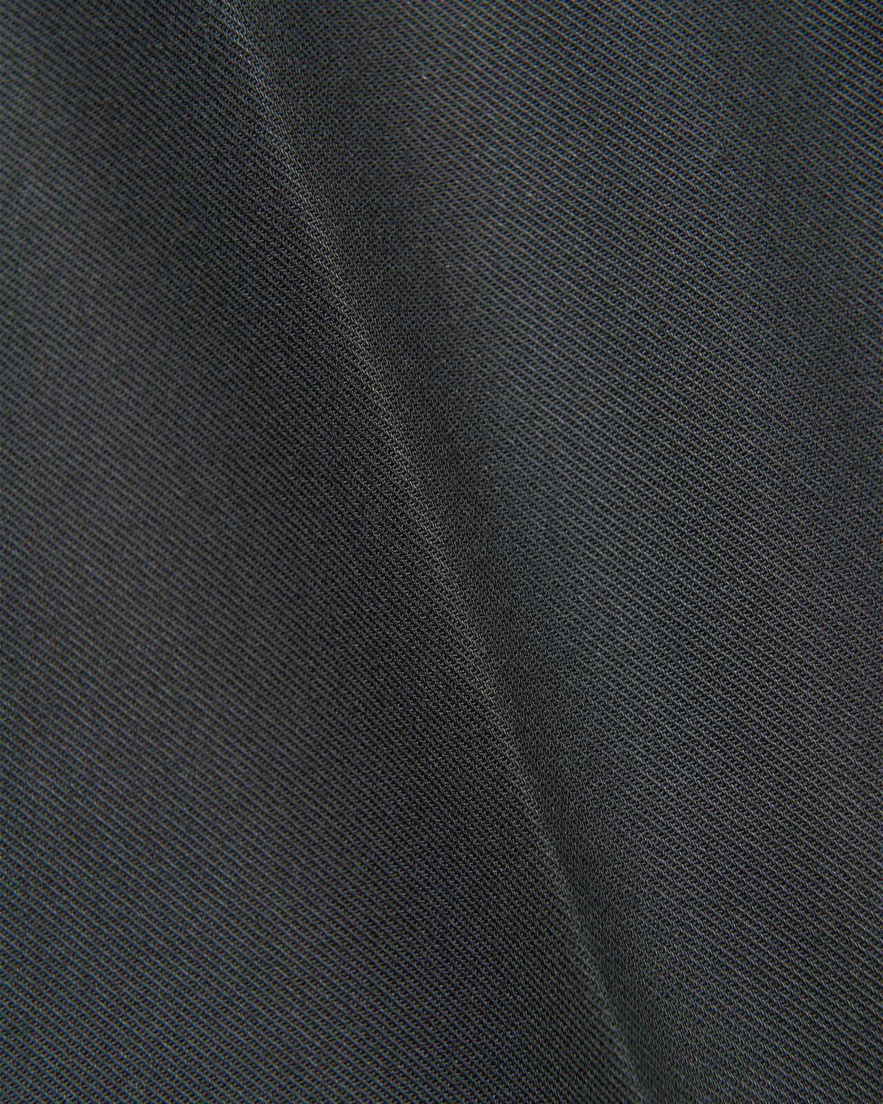 HIGH TWISTED WASHER COTTON SERGE STRAIGHT PANTS,BLACK, large image number 2