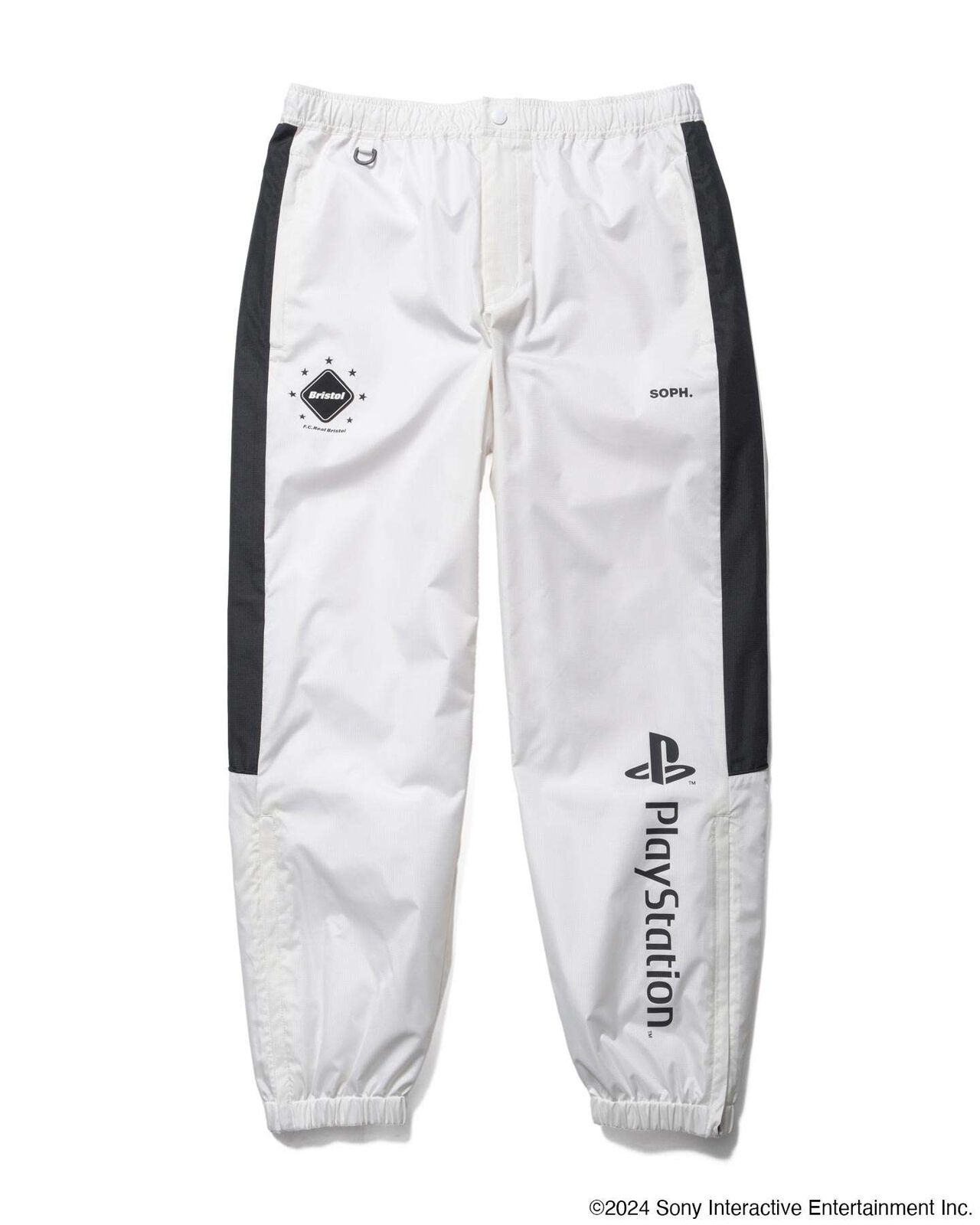 WARM UP PANTS,WHITE, large image number 0