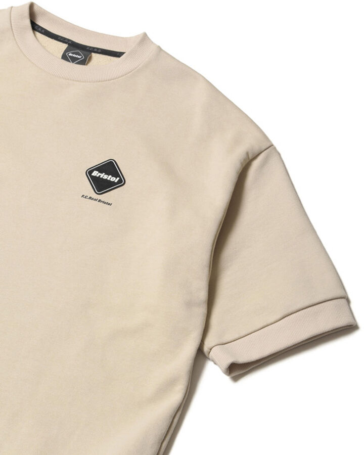 S/S CREWNECK BAGGY SWEAT,BEIGE, medium image number 2
