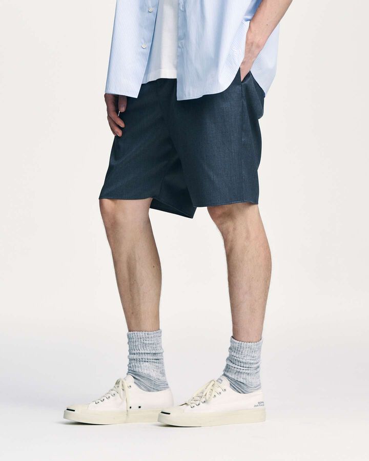 LORO PIANA EASY SHORTS,GRAY, medium image number 6