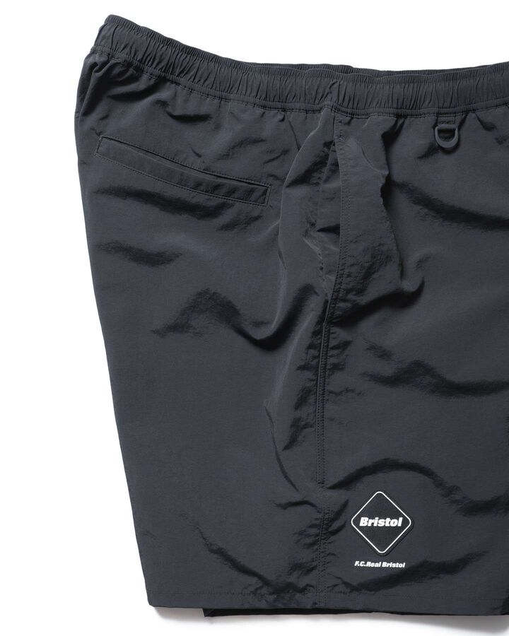 NYLON EASY SHORTS,BLACK, medium image number 2