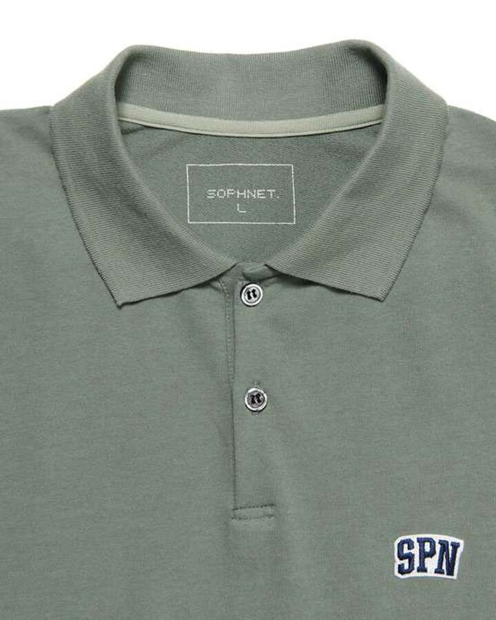 SPN WAPPEN OVERSIZED POLO,KHAKI, medium image number 2