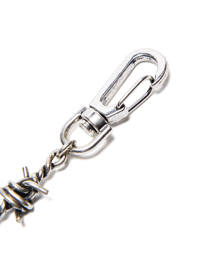 BARBED WIRE WALLET CHAIN,SILVER, medium image number 2