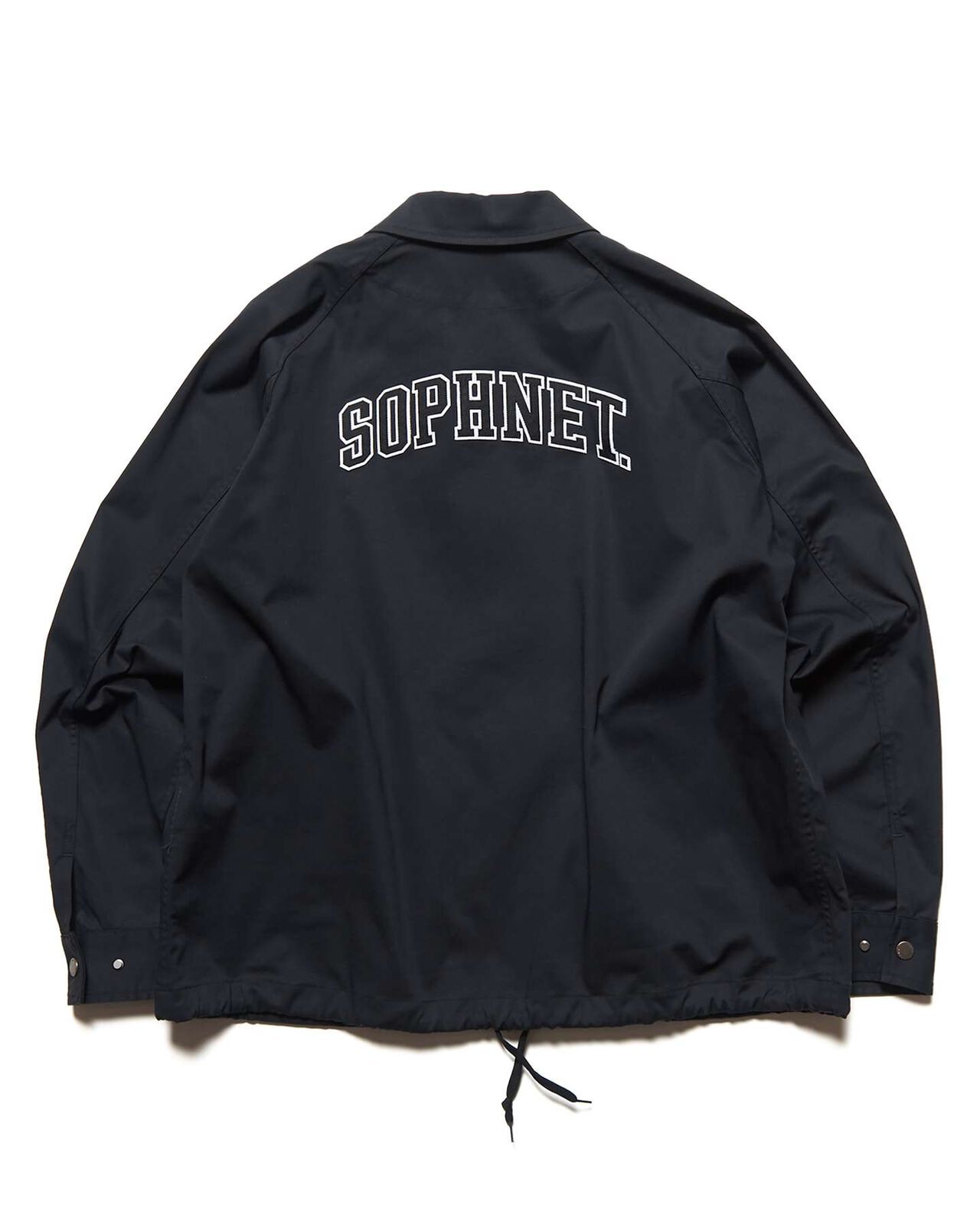 STRETCH TWILL COACH JACKET,BLACK, large image number 1