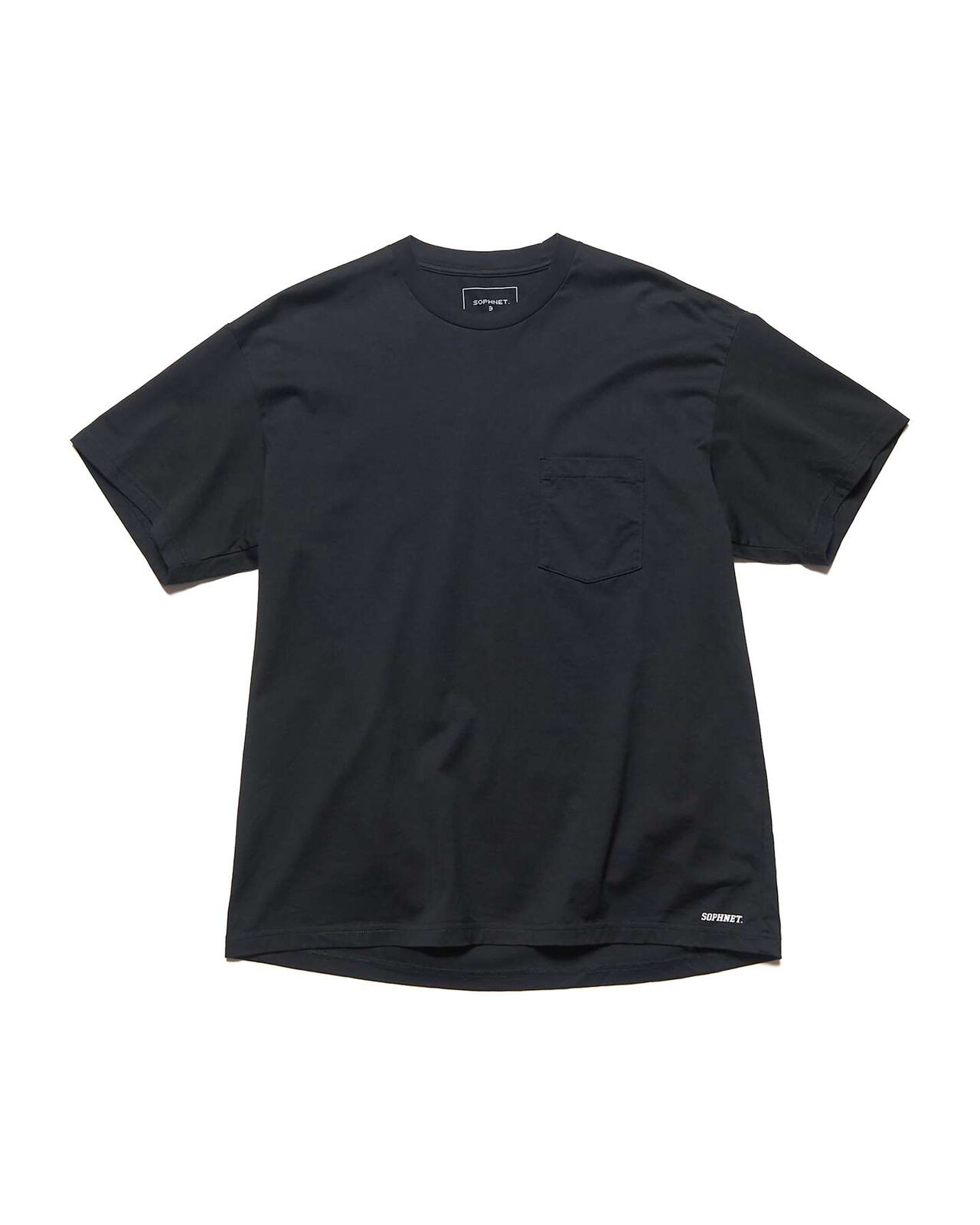 LUSTER COTTON ESSENTIAL S/S TEE,BLACK, large image number 0