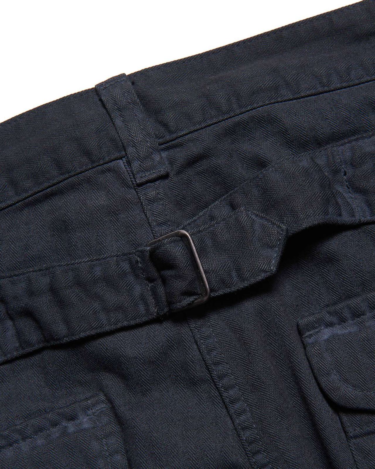DAMAGED WIDE CROPPED PANTS,BLACK, large image number 5