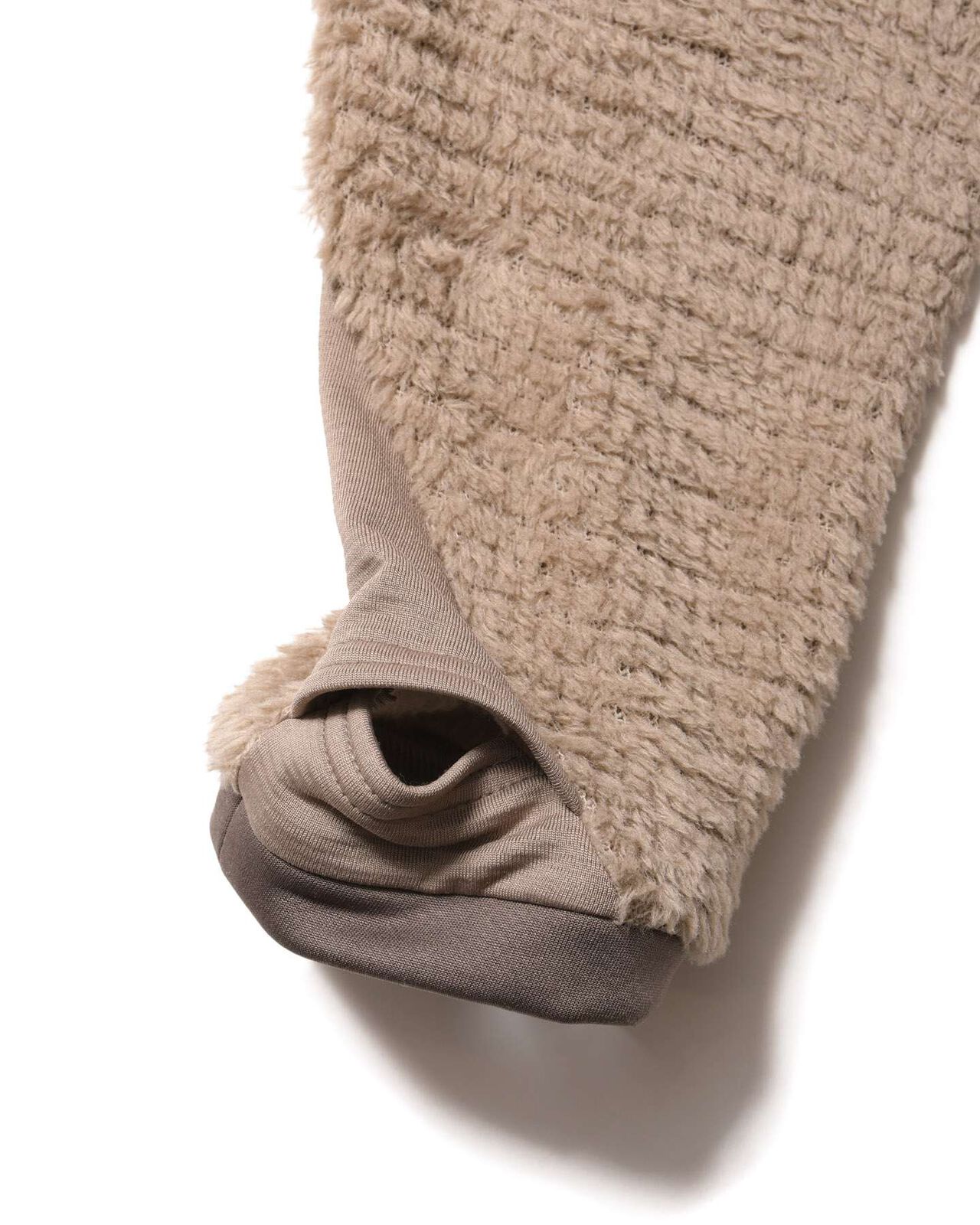 HIGH LOFT FLEECE TOP,BEIGE, large image number 4