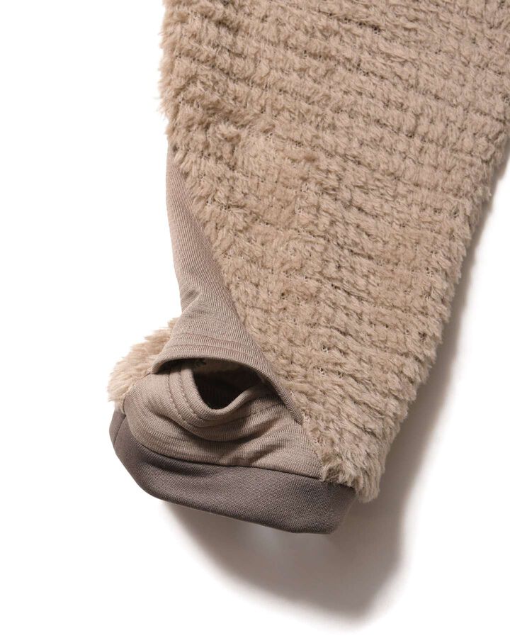 HIGH LOFT FLEECE TOP,BEIGE, medium image number 4
