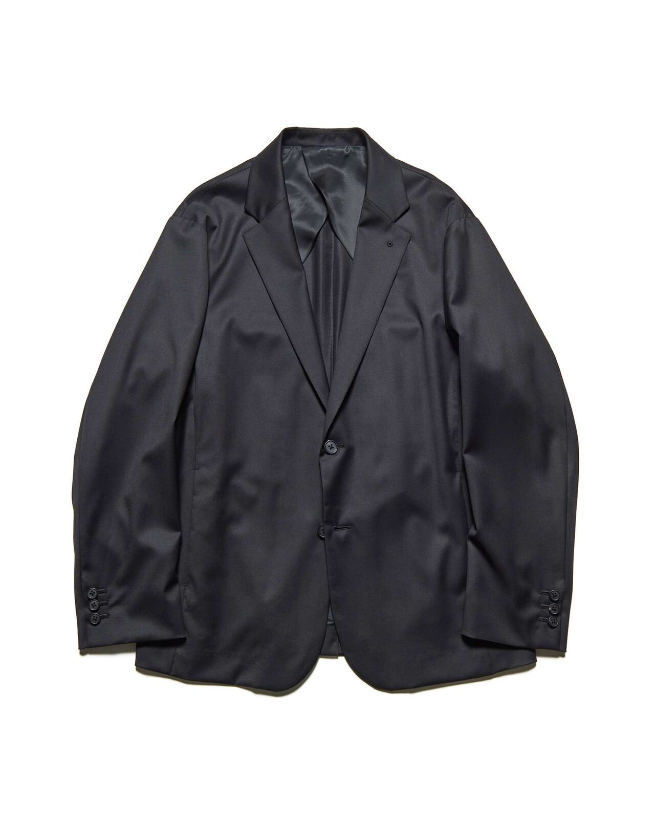 LORO PIANA 2BUTTON JACKET,BLACK, large image number 0