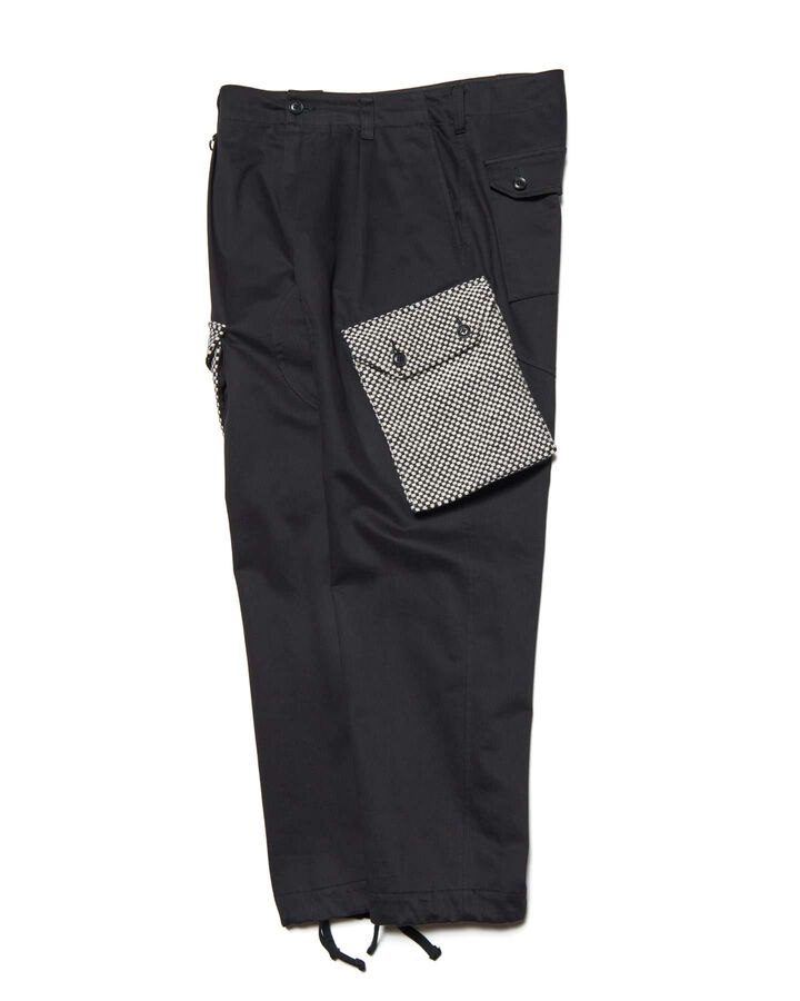 CARGO PANTS / Kvadrat Sisu,BLACK, medium