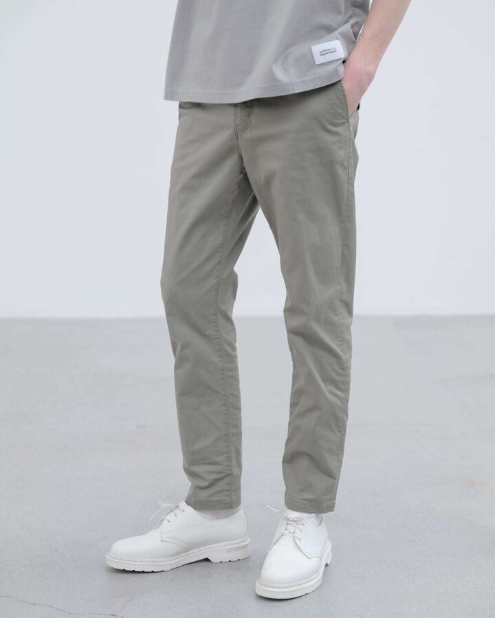 STRETCH TWILL LONG PANTS,KHAKI, medium image number 3