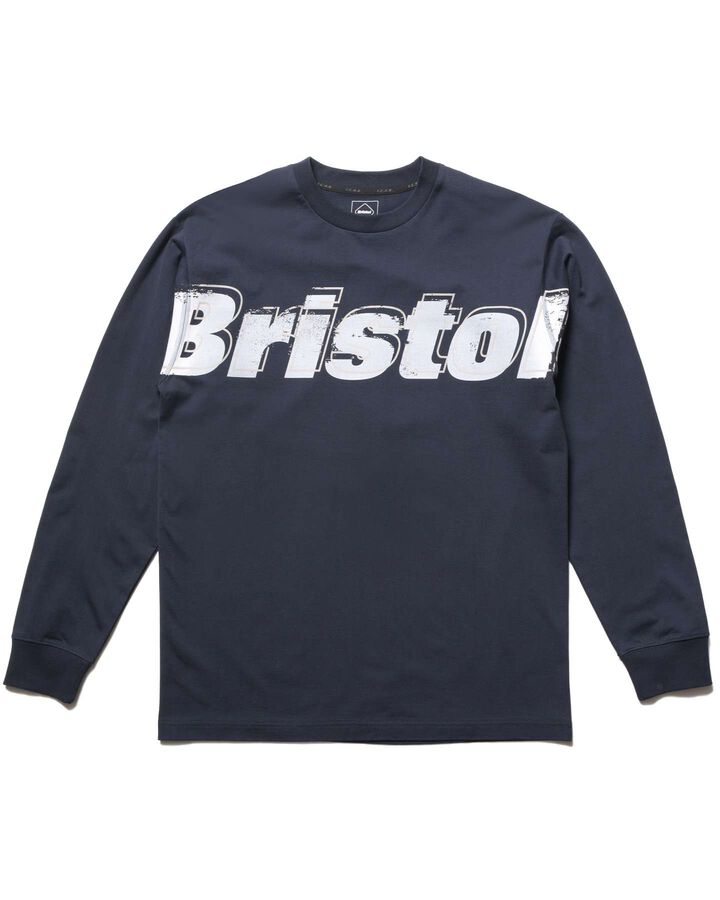 OVERLAY L/S TEE,NAVY, medium