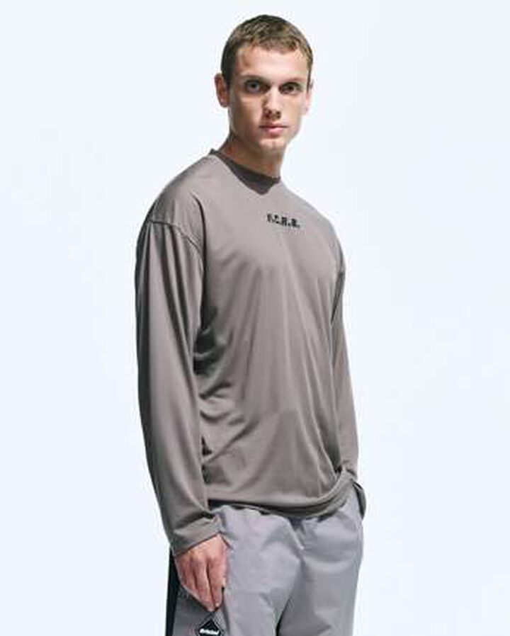 POLARTEC POWER DRY L/S TRAINING TOP,BLACK, medium image number 5