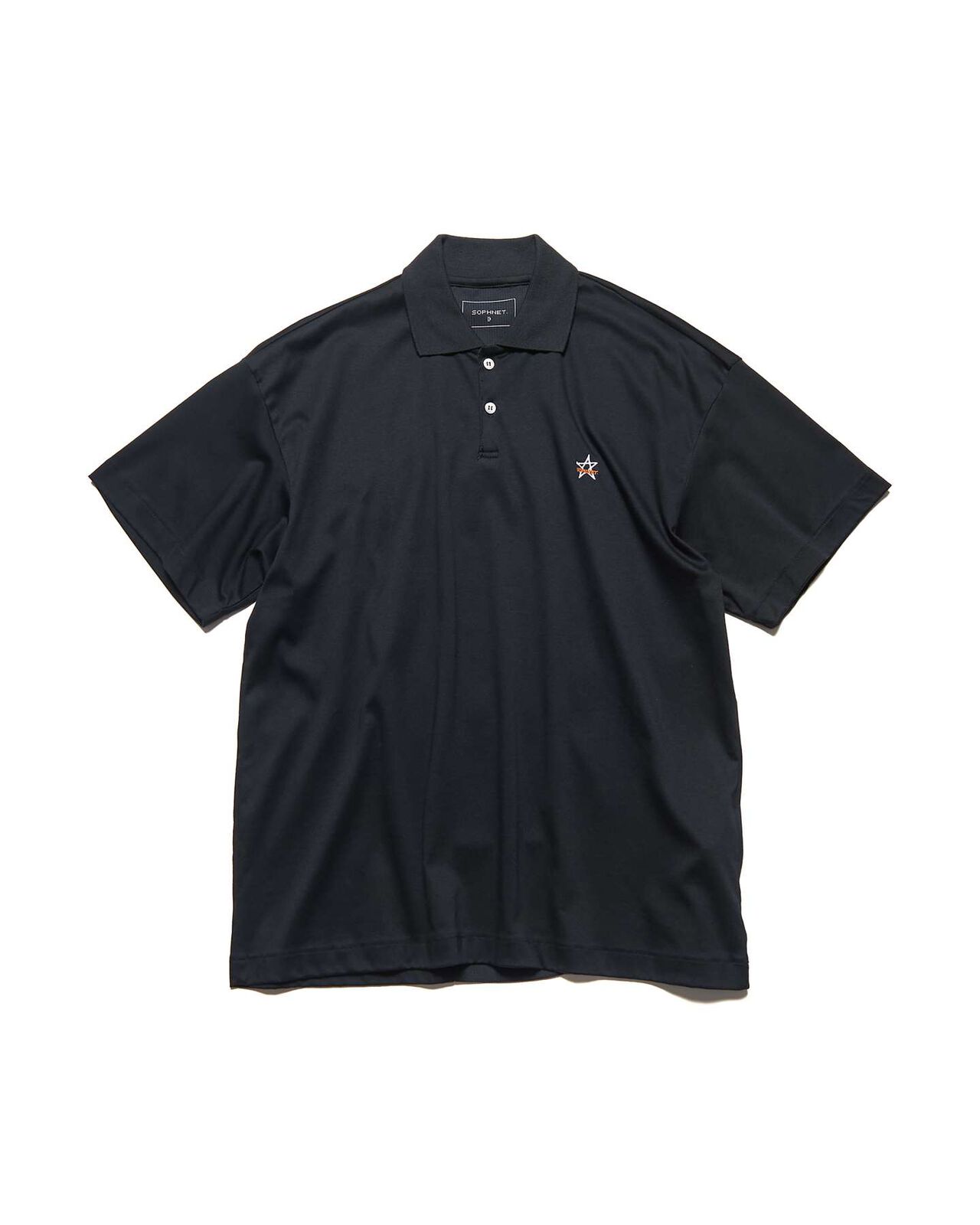 STAR S/S POLO SHIRT,BLACK, large image number 0