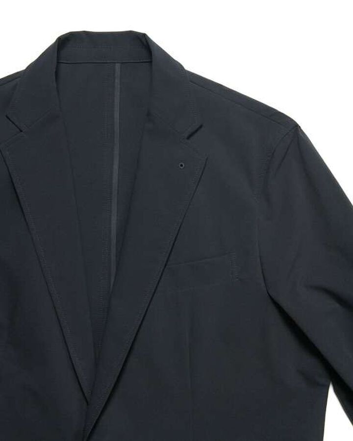 2WAY STRETCH PACKABLE 2BUTTON JACKET,BLACK, medium image number 2
