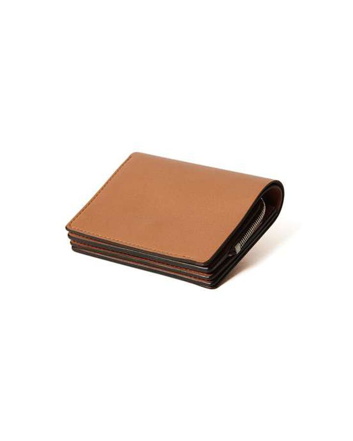 LEATHER WALLET,BEIGE, medium