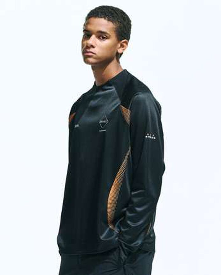 AUTHENTIC L/S GAME SHIRT,BLACK, medium image number 4