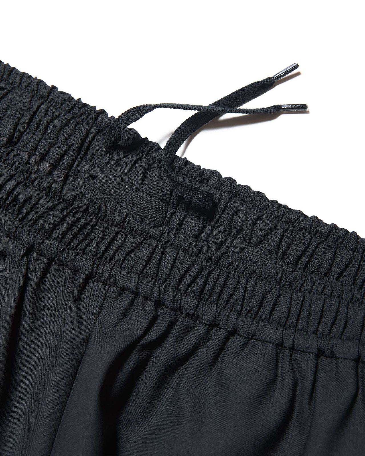 STRETCH WOOL SIDE POCKET JOGGER PANTS,BLACK, large image number 2