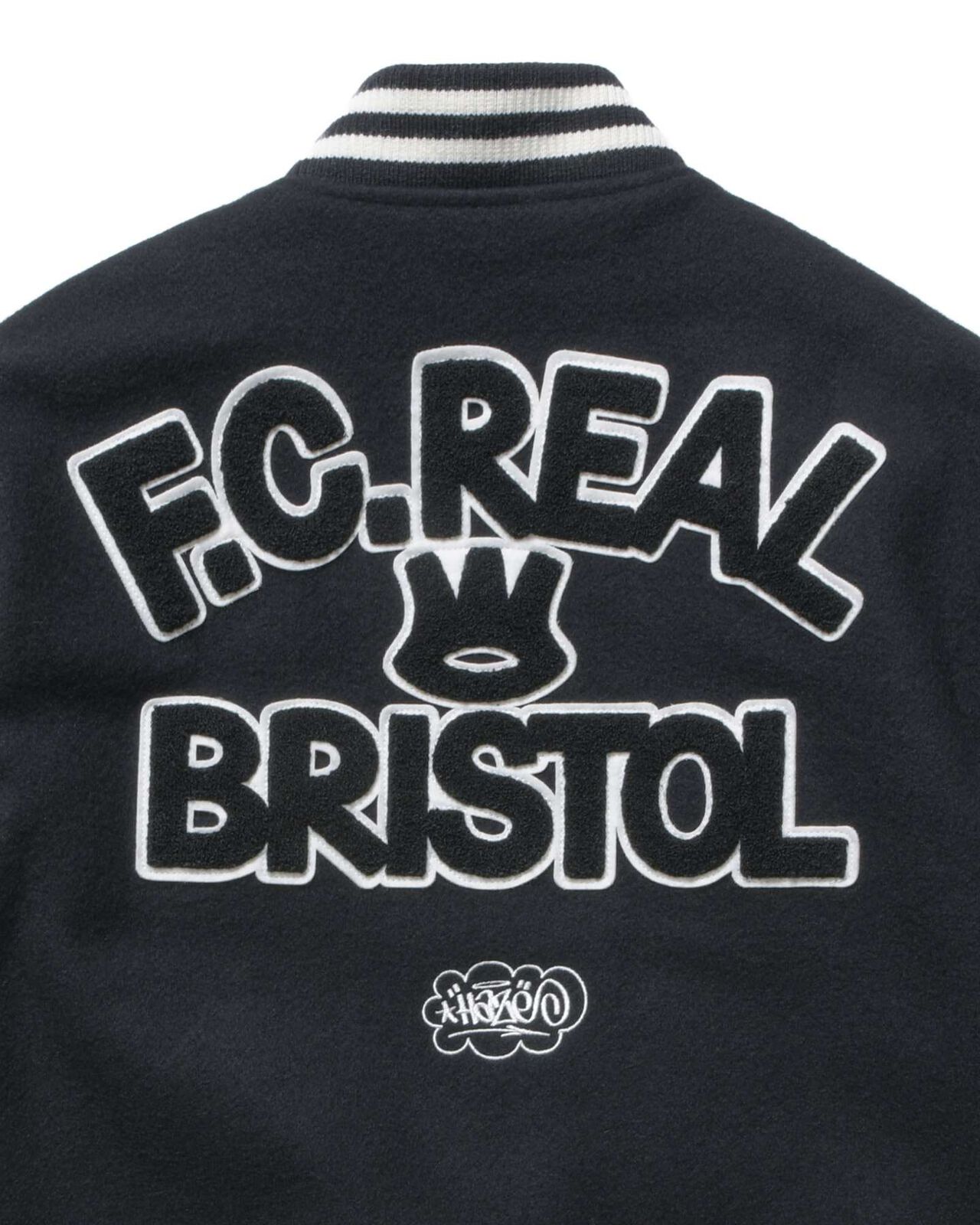 ERIC HAZE: VARSITY JACKET,BLACK, large image number 4