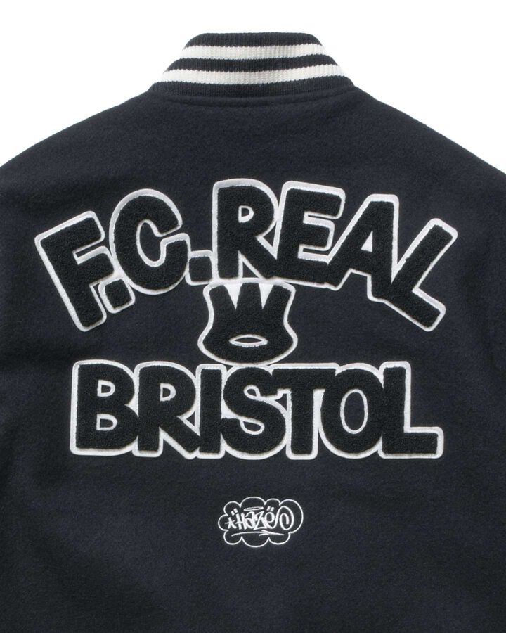 ERIC HAZE: VARSITY JACKET,BLACK, medium image number 4