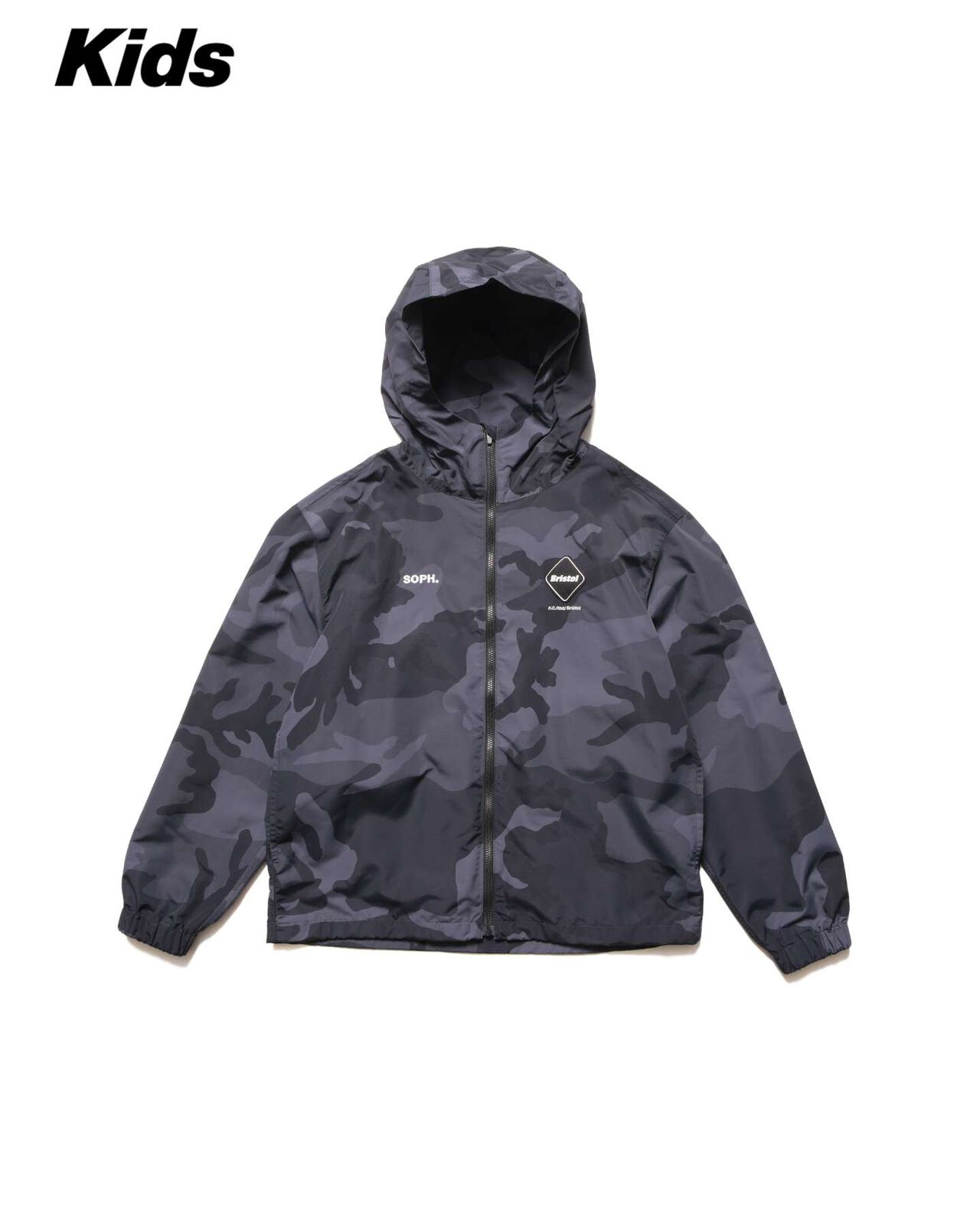 SUPPLEX NYLON HOODED BLOUSON,CAMOUFLAGE, large image number 0