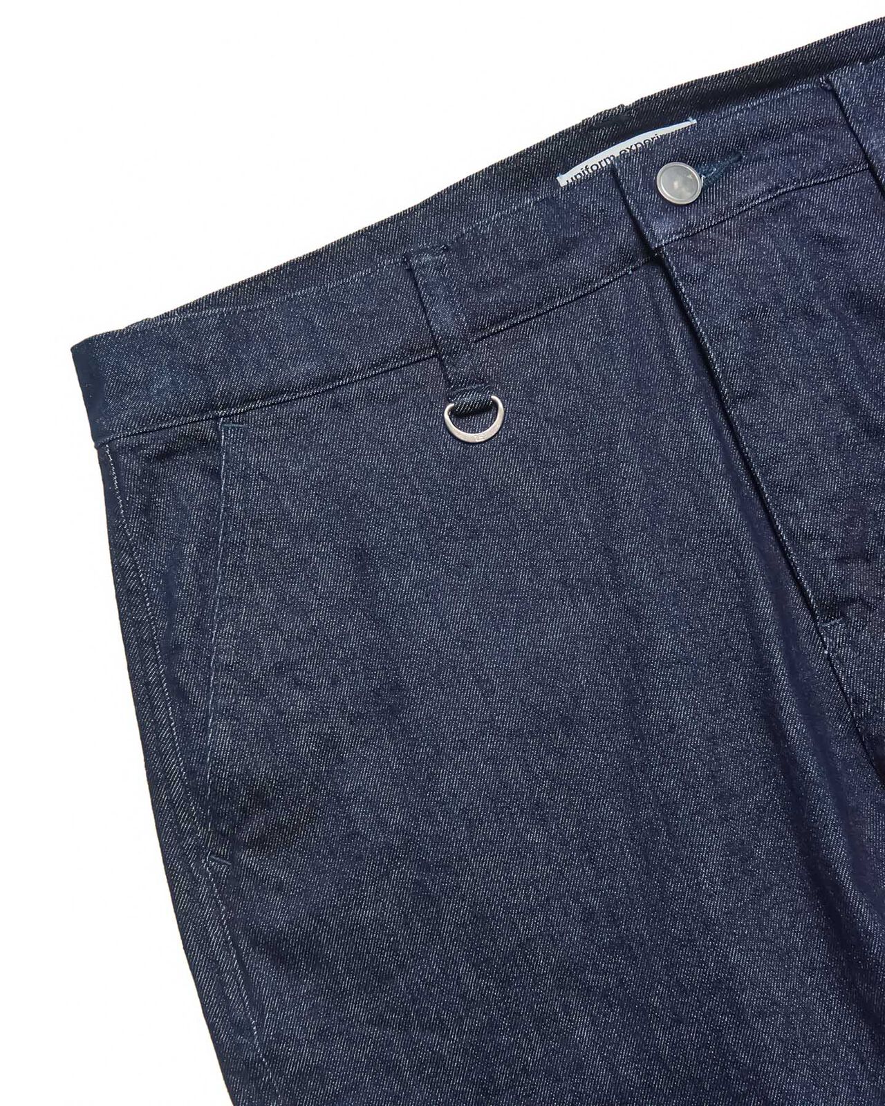 HIGH STRETCH DENIM TAPERED PANTS,INDIGO, large image number 3