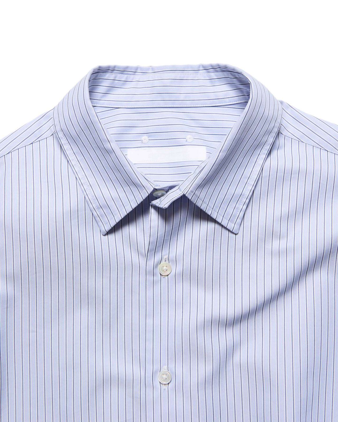 FABRIC-MIX OVERSIZED SHIRT,LIGHT BLUE, large image number 3