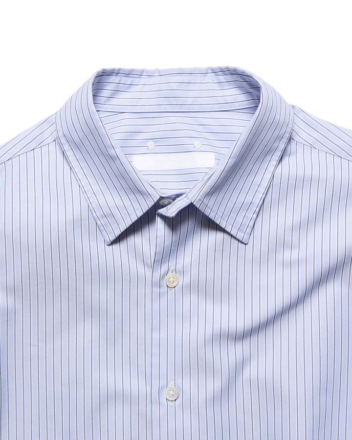 FABRIC-MIX OVERSIZED SHIRT,LIGHT BLUE, medium image number 3