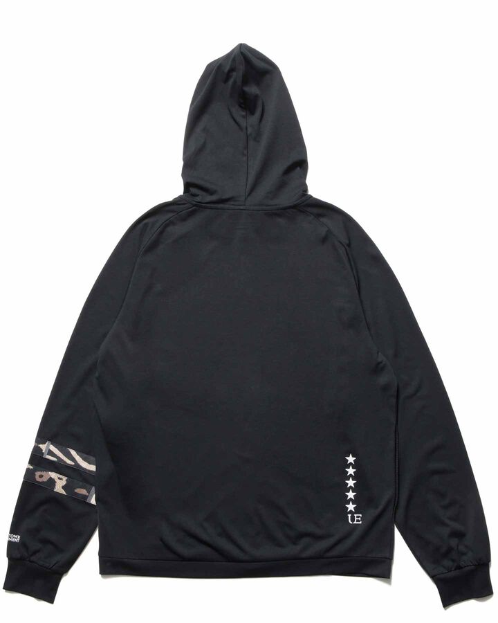 HURLEY AMPHIBIOUS PHANTOMRASH GUARD ZIP HOODIE,BLACK, medium image number 1