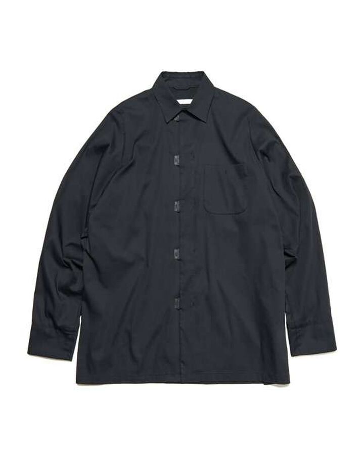 TECHNICAL HOOK SHIRT,BLACK, medium