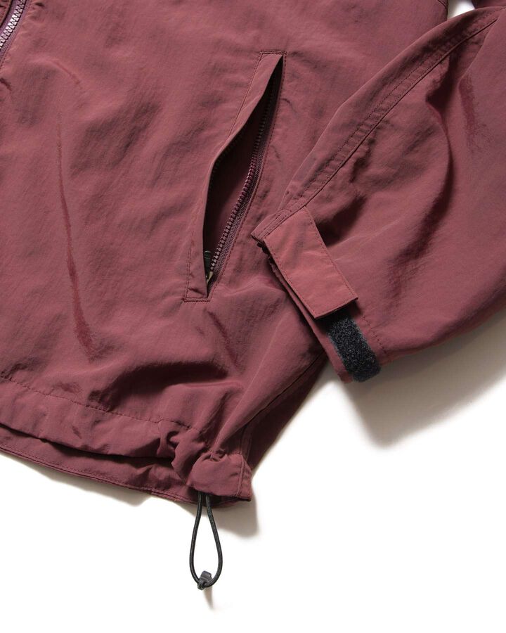 NYLON HOODED BLOUSON,BURGUNDY, medium image number 3