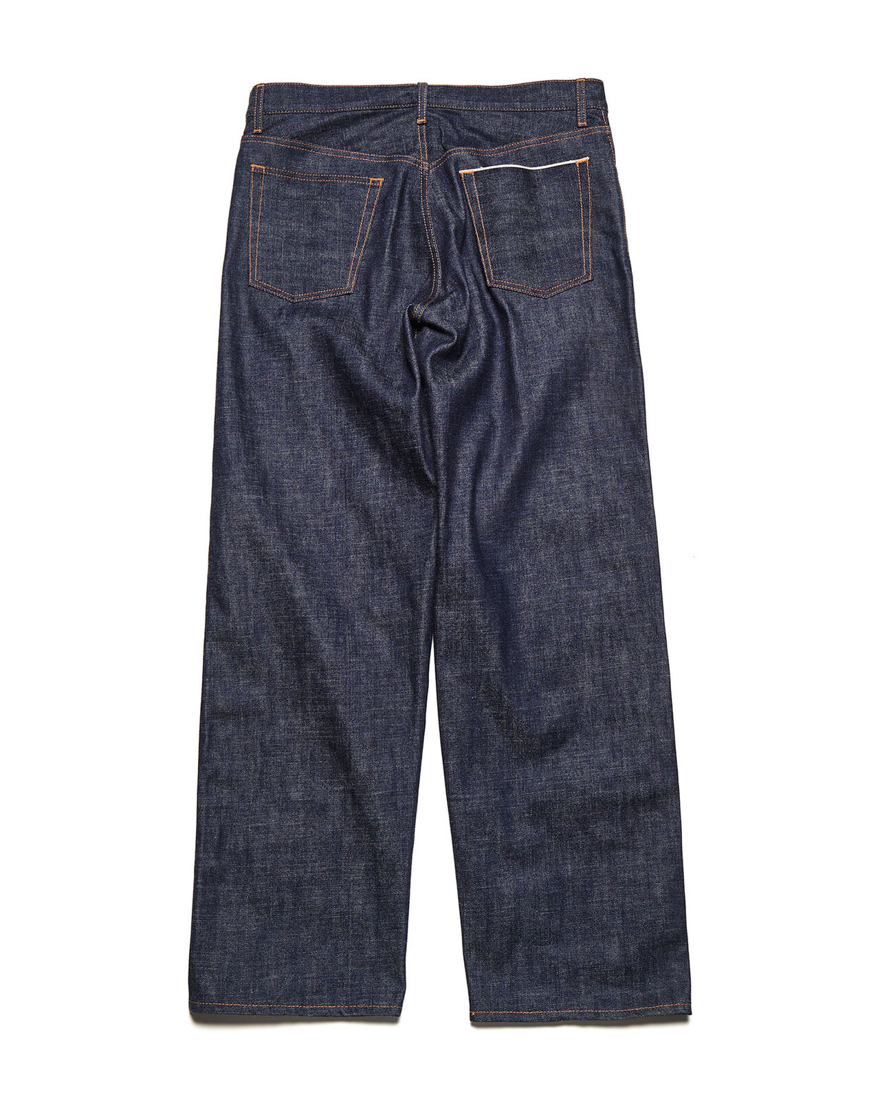 RIGID DENIM WIDE-FIT JEANS,INDIGO, large image number 1