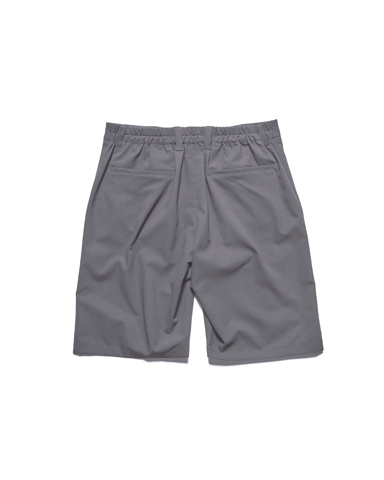 4WAY STRETCH SHIRRING SHORTS,GRAY, large image number 1