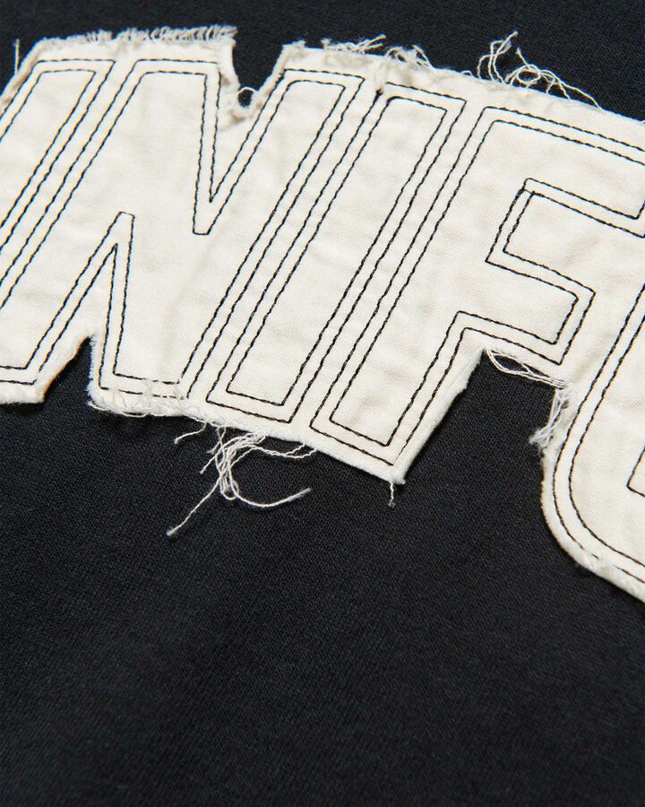 CUT-OUT LOGO TEE,BLACK, medium image number 2