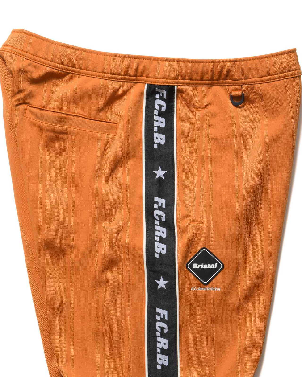 SHADOW WEAVE STRIPE PANTS,ORANGE, large image number 3