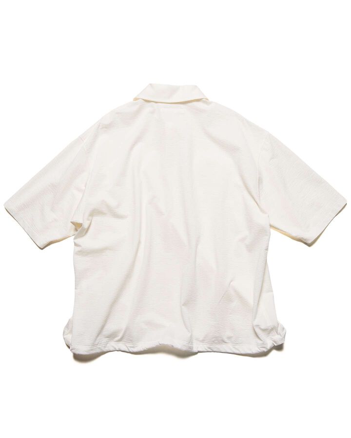 STRETCH SUCKER S/S POLO SHIRT,WHITE, medium image number 1