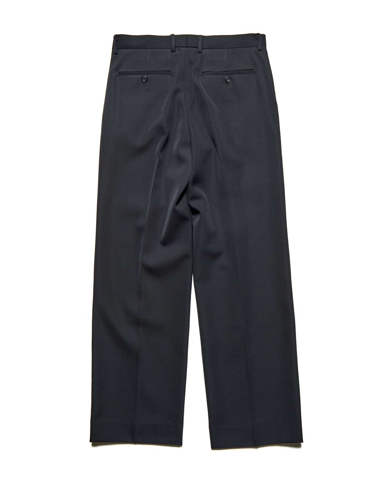 DOESKIN WOOL TUCK SLACKS,BLACK, large image number 2