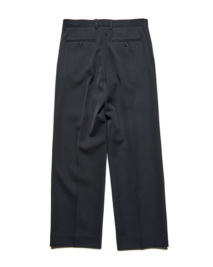 DOESKIN WOOL TUCK SLACKS,BLACK, medium image number 2